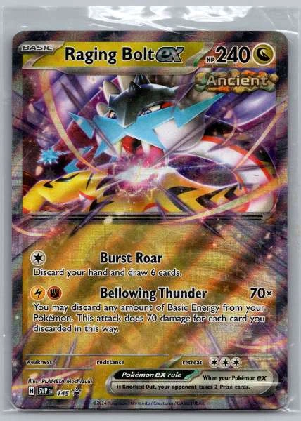 Raging Bolt ex - Scarlet & Violet Promo #SVPEN 145