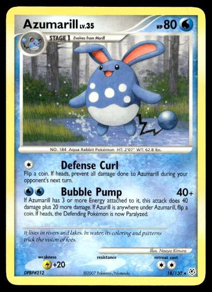 Azumarill - Diamond & Pearl #18/130