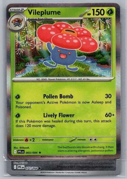 Vileplume - Phantasmal Flames #003/094