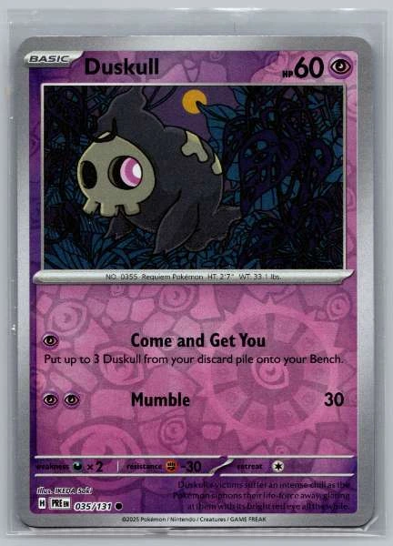 Duskull - Prismatic Evolutions #035/131