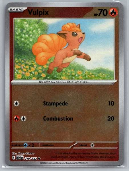 Vulpix - Mega Evolution #019/132