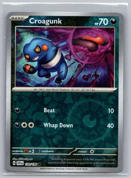 Croagunk - Scarlet & Violet #130/198