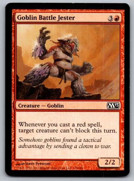 Goblin Battle Jester - Magic 2013 Core Set #135/249