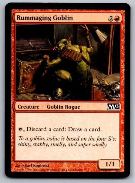 Rummaging Goblin - Magic 2013 #136/249
