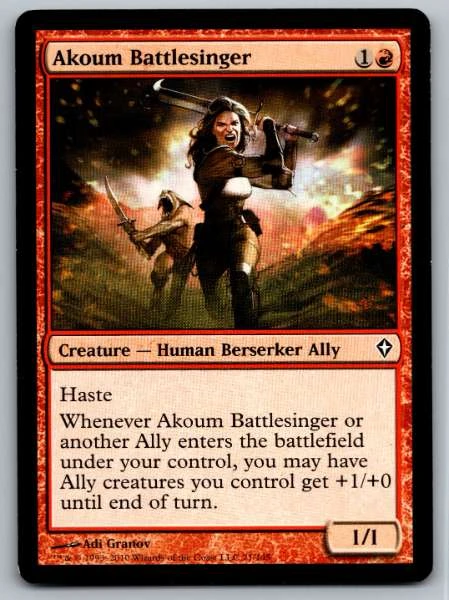 Akoum Battlesinger - Worldwake #23/145