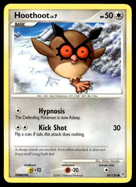 Hoothoot - Diamond & Pearl #85/130