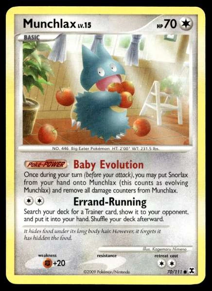 Munchlax - Rising Rivals #70/111
