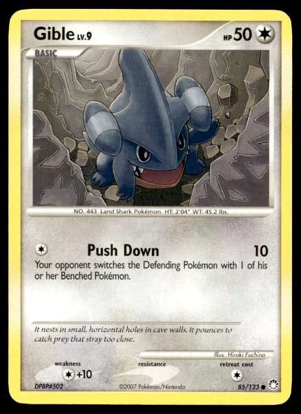 Gible - Mysterious Treasures #85/123