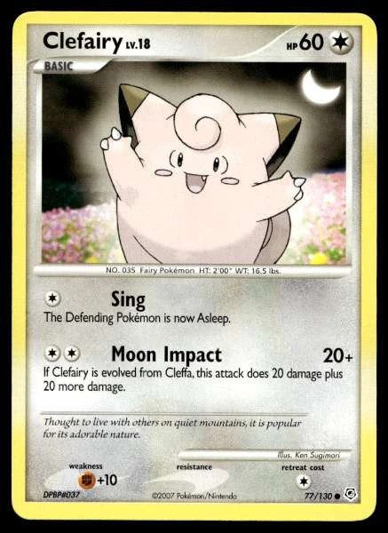 Clefairy - Diamond & Pearl #77/130