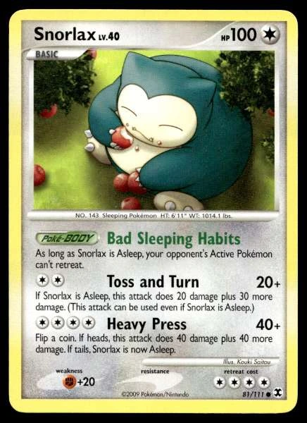 Snorlax - Rising Rivals #81/111