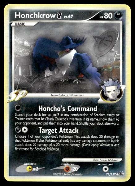 Honchkrow G - Platinum #77/127
