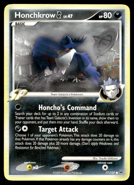 Honchkrow G - Platinum #77/127