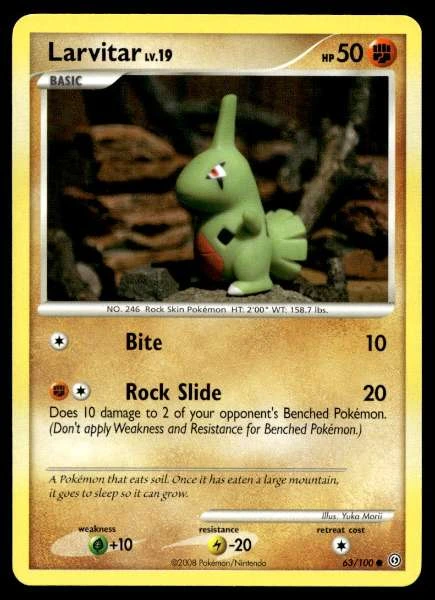 Larvitar - Stormfront #63/100