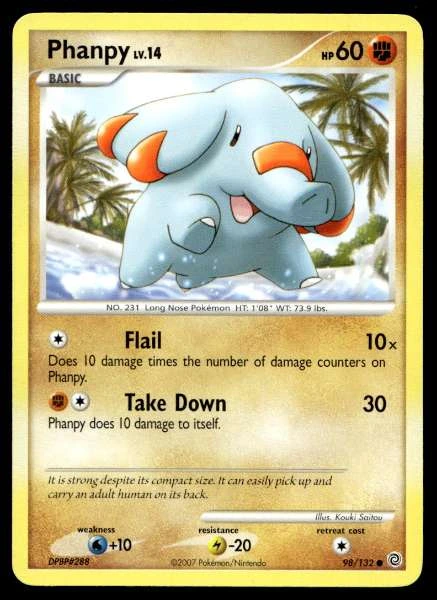 Phanpy - Secret Wonders #98/132