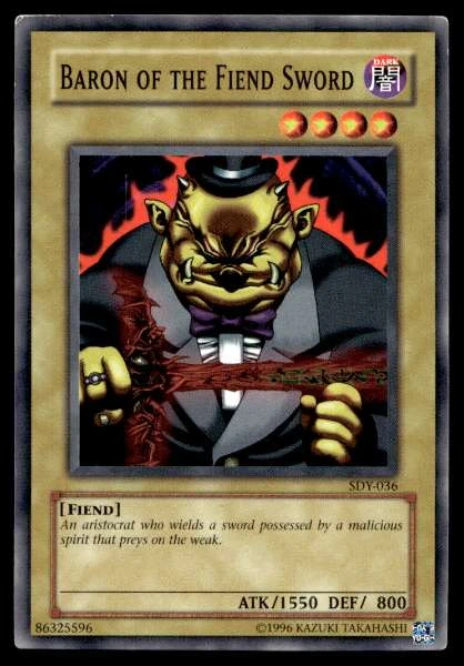 Baron of the Fiend Sword - Starter Deck: Yugi #SDY-036