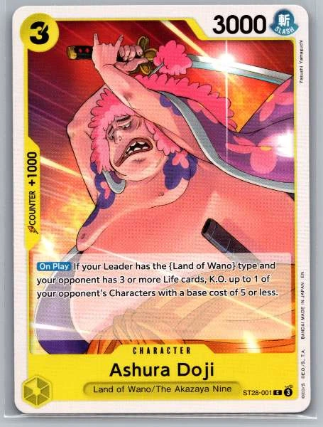 Ashura Doji - Starter Deck 28: Green/Yellow Yamato #ST28-001
