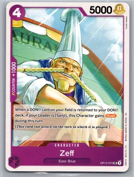 Zeff - Legacy of the Master #OP12-072