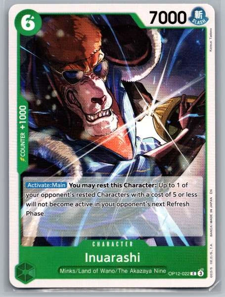 Inuarashi - Legacy of the Master #OP12-022