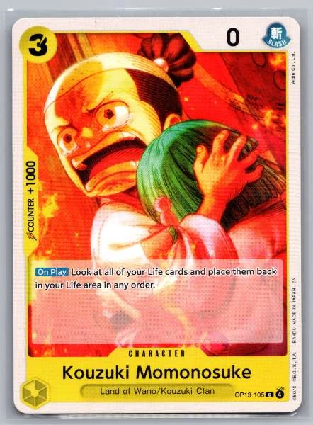 Kouzuki Momonosuke - Awakening of the New Era #OP13-105