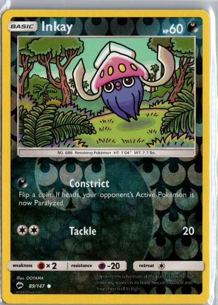 Inkay - Burning Shadows #89/147