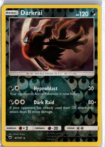 Darkrai - Burning Shadows #87/147