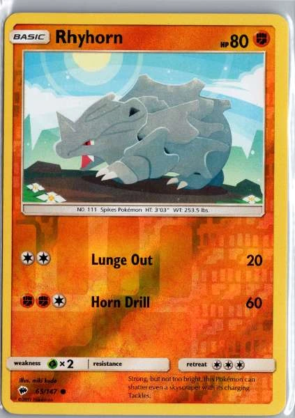 Rhyhorn - Burning Shadows #65/147