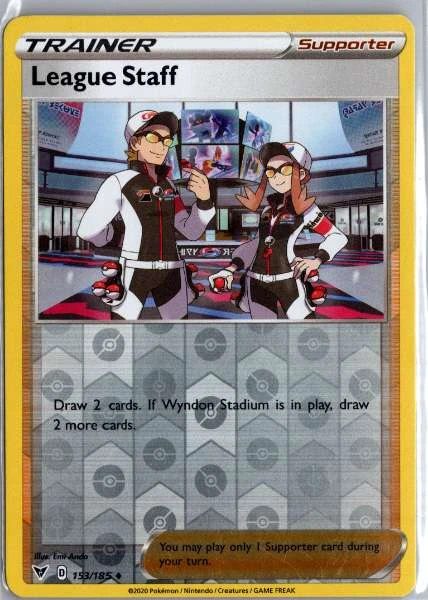 League Staff - Vivid Voltage #153/185