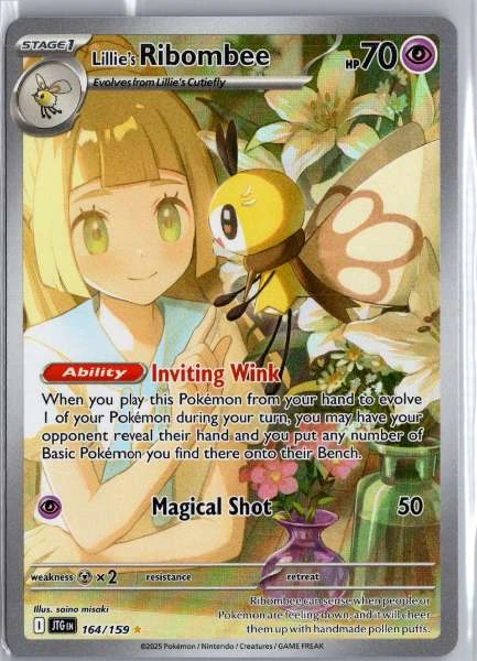 Lillie's Ribombee - Journey Together #164/159
