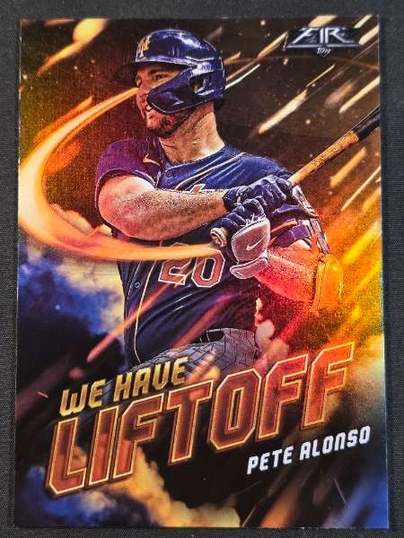 Pete Alonso We Have Liftoff - 2021 Topps Fire #WHL-11