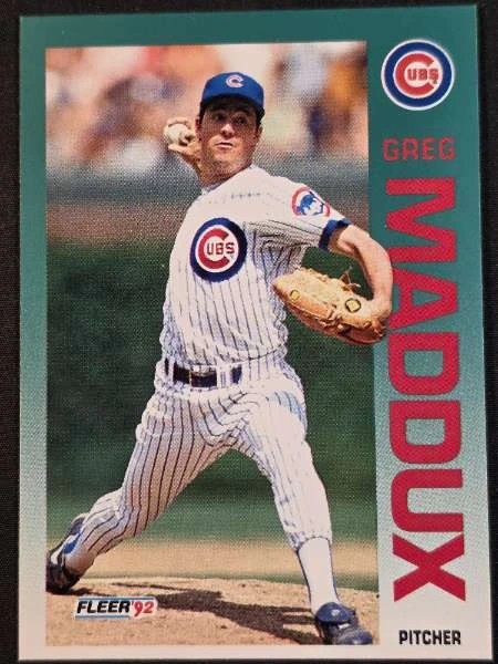 Greg Maddux - 1992 Fleer #386