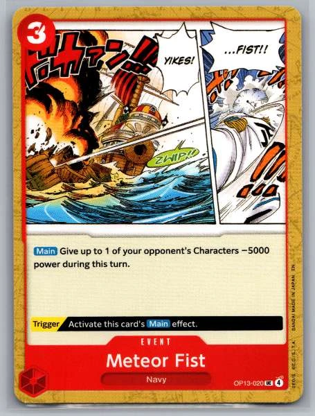 Meteor Fist - Two Legends #OP13-020