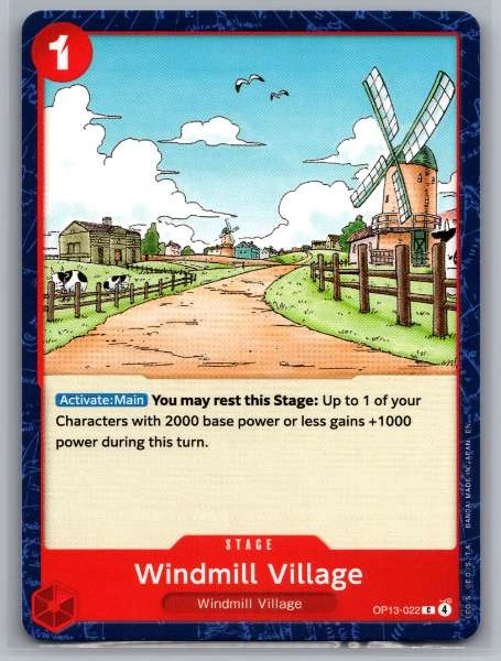 Windmill Village - Two Legends #OP13-022