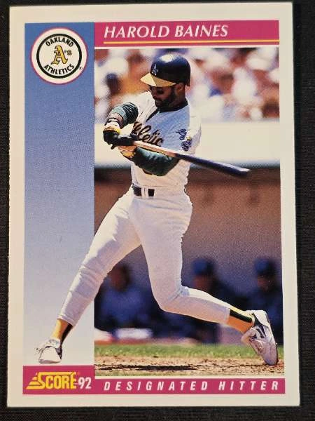 Harold Baines - 1992 Score #137