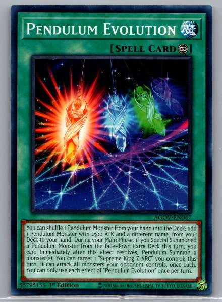 Pendulum Evolution