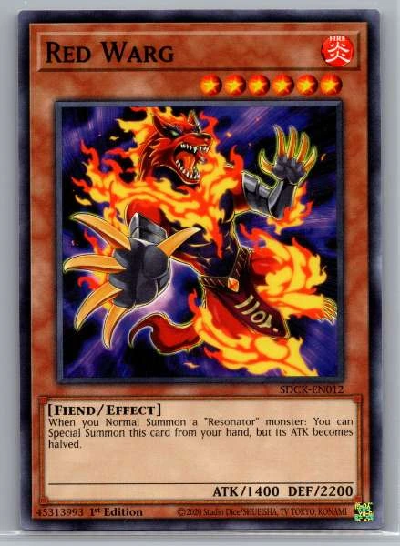 Red Warg - Structure Deck: The Crimson King #SDCK-EN012