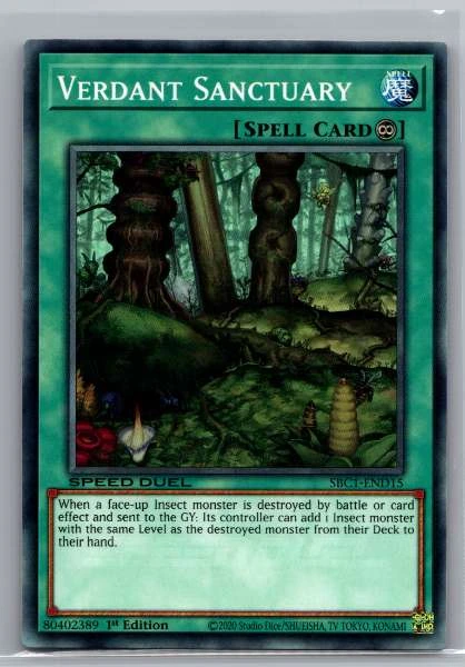 Verdant Sanctuary - Streets of Battle City #SBC1-END15