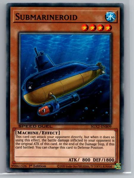 Submarineroid - Speed Duel GX: Midterm Paradox #SGX2-ENB09