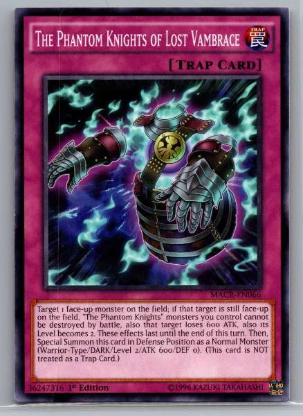 The Phantom Knights of Lost Vambrace - Maximum Crisis #MACR-EN066