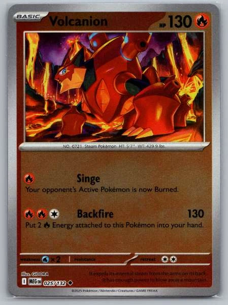 Volcanion - Steam Siege #025/132