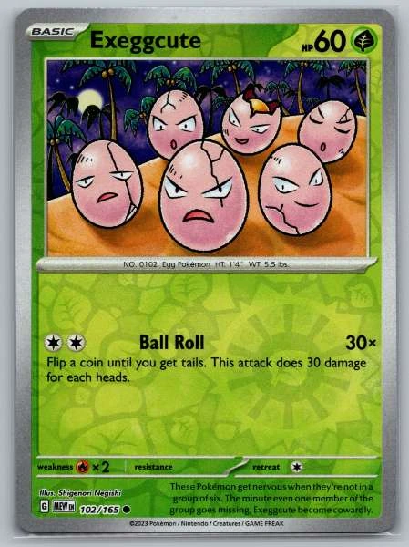 Exeggcute - 151 #102/165