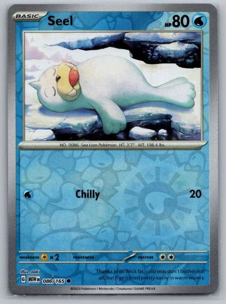 Seel - Scarlet & Violet 151 #086/165