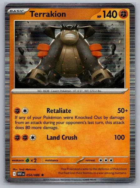 Terrakion - White Flare #054/086