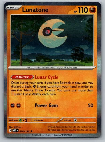Lunatone - Prize Pack Series 8 #074/132