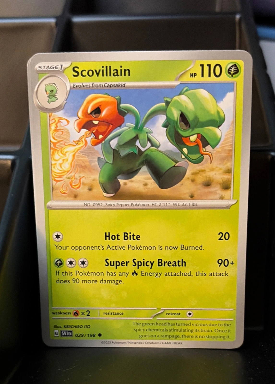 Scovillain 029/198 Uncommon SV01: Scarlet & Violet Base Set NM #029/198