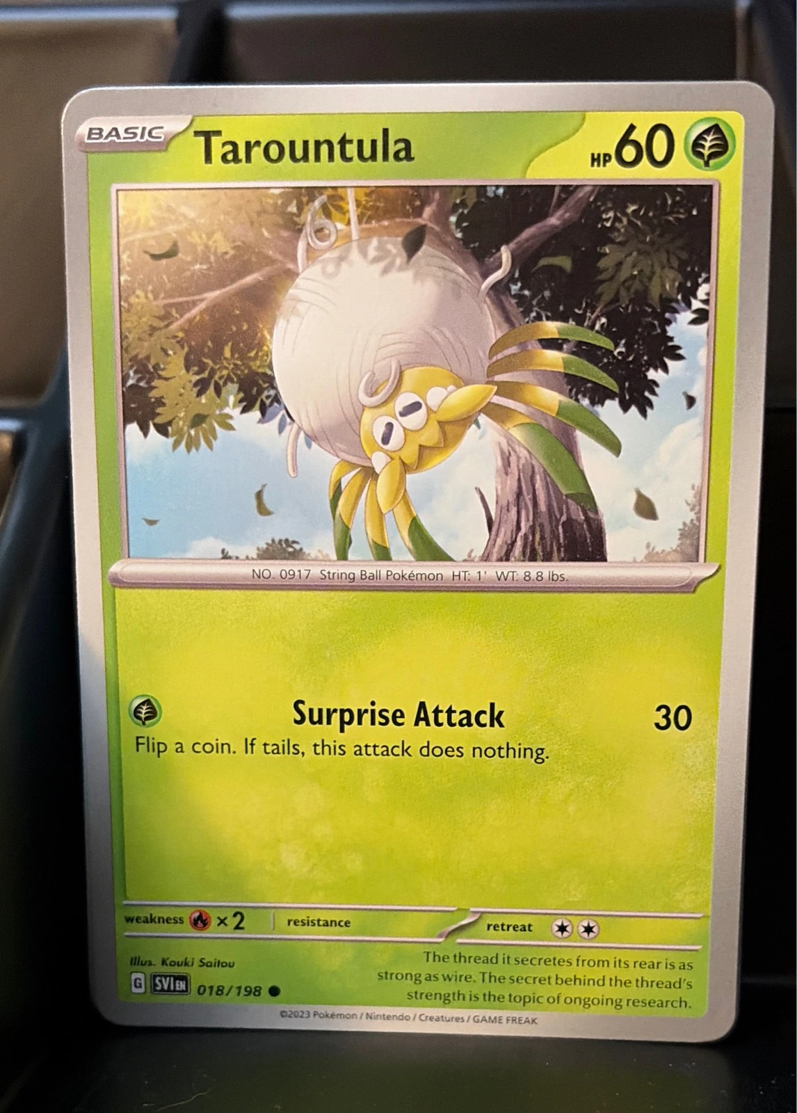 Tarountula 018/198 Common SV01: Scarlet & Violet Base Set NM #018/198