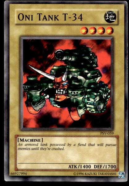 Oni Tank T-34 - Pharaoh's Servant #PSV-059