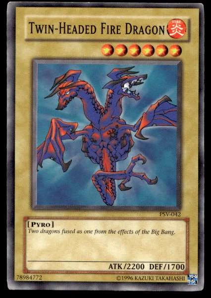 Twin-Headed Fire Dragon - Pharaoh's Servant #PSV-042