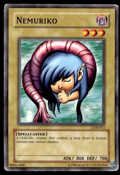 Nemuriko - Legend of Blue Eyes White Dragon #LOB-013