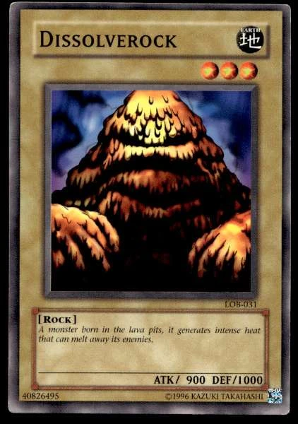 Dissolverock - The Legend of Blue Eyes White Dragon #LOB-031