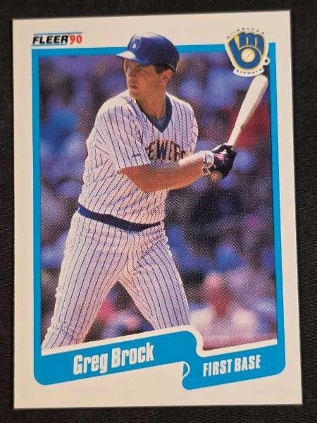 Greg Brock - 1990 Fleer #318